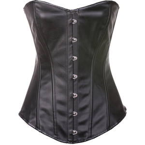 <span class=keywords><strong>Los</strong></span> adultos, grupo de edad y formadores de tipo de producto apretado cuerpo Shaperwear corsé de cuero negro en G String - Product Image 2
