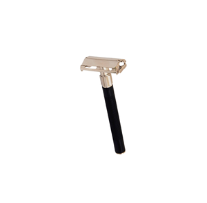 Custom Logo Barber Straight Safety <b>Razor</b> Eco-friendly <b>Men</b> Reusable Rose Gold Stainless Steel Blade Body <b>Razor</b> - Product Image 1