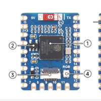 Carte de développement ESP32-S3-Tiny Dual Core 240MHz WiFi BLE 4MB Flash 2MB PSRAM USB Type-C 34 GPIO Solution IoT basse consommation
