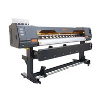 WorldColor 64 "72" 1,6 M 1,8 m Impresora digital de inyección de tinta Eco solvente y Uv Roll to Roll Single Head Xp600 I3200 Máquina de impresión