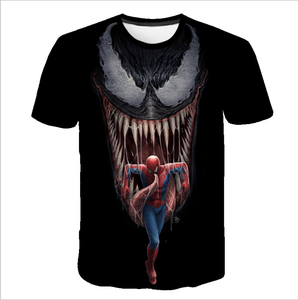 Camisetas de Manga Corta de Verano para Hombre, Talla Grande, Estampado 3D, Cómics de Marvel, Superhéroe Spiderman, Venta al por Mayor - Product Image 3