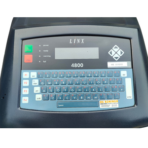 เครื่องพิมพ์อิงค์เจ็ท Linx 4800 สำหรับพิมพ์ตัวอักษรขนาดเล็ก - หมึกแห้งเร็วแบบใหม่ พิมพ์ข้อความ 5 บรรทัด พิมพ์รหัสวันที่ เครื่องพิมพ์ฉลากอัตโนมัติ รุ่น 4900/5900/6800/7900 - Product Image 1