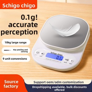 <span class=keywords><strong>Balance</strong></span> de <span class=keywords><strong>cuisine</strong></span> électronique Chigo pour la pâtisserie, usage domestique, haute précision, pesage en grammes, protection contre les surcharges, conversion d'unités - Product Image 2