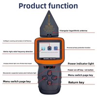 Traceur GPS Wi-Fi portable DS818 10 MHz-4 GHz, application intelligente Tuya, portée de détection 10-20 m, alarme sonore et vibratoire, caméra sans fil