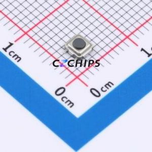 W4B152110 Tactile Switch SMD-4P,3.4x3.4mm Switch Single Pole Single Throw Round Button 2.6N Vertical Mount - Product Image 1