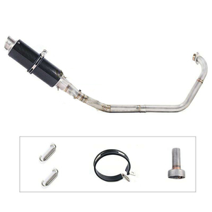Scarico Slip-On per Yamaha YZF R15 MT15 <span class=keywords><strong>MT</strong></span> 15 <span class=keywords><strong>125</strong></span> 2008-2017 Sistema di Scarico Moto con Silenziatore e Tubo di Raccordo Centrale Modificato - Product Image 5