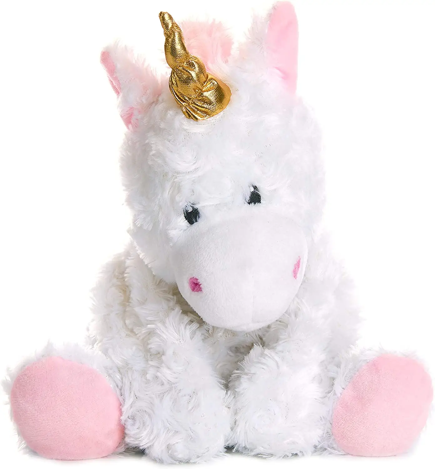 Hot sale lavender scented heatable soft cute unicorn weighted warmies stuffed animals microwavable toy for kids