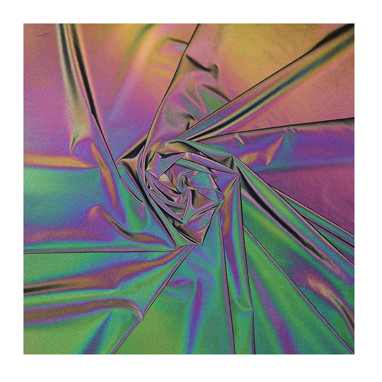 China rainbow Color Changing Reflective Polyester
