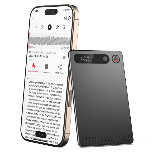 GPT-4o AI Recorder 112 Languages Translator Device 35hrs Battery Magnetic Case
