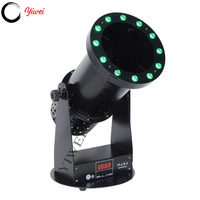 Machine à confettis LED en métal 1500W à vente chaude avec télécommande DMX, lumières d'ambiance de Noël pour les événements de mariage, de fête et de scène