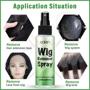 Luxfume OEM ODM 60ML Spray dissolvant de colle pour perruque en dentelle facile à nettoyer, sans résidus, pour perruque en dentelle frontale - Product Image 3