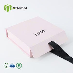 Geri dönüşümlü malzemeler düğün elbisesi hediye kurdelalı kutu kapatma manyetik kapatma hediye kutusu giyim çorap düğün hediyesi için fikir - Product Image 1