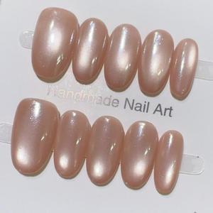 Uñas Postizas Cortas Cuadradas Rosas, Uñas Acrílicas con Pedrería 3D, Uñas Artificiales Bonitas con Pegamento - Product Image 3
