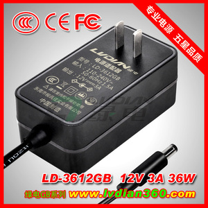 LVDIAN <b>Power</b> Adapter 12V 2.5A DC Output Wall <b>Plug</b> EU UK US Standard for LCD Monitors - Product Image 3