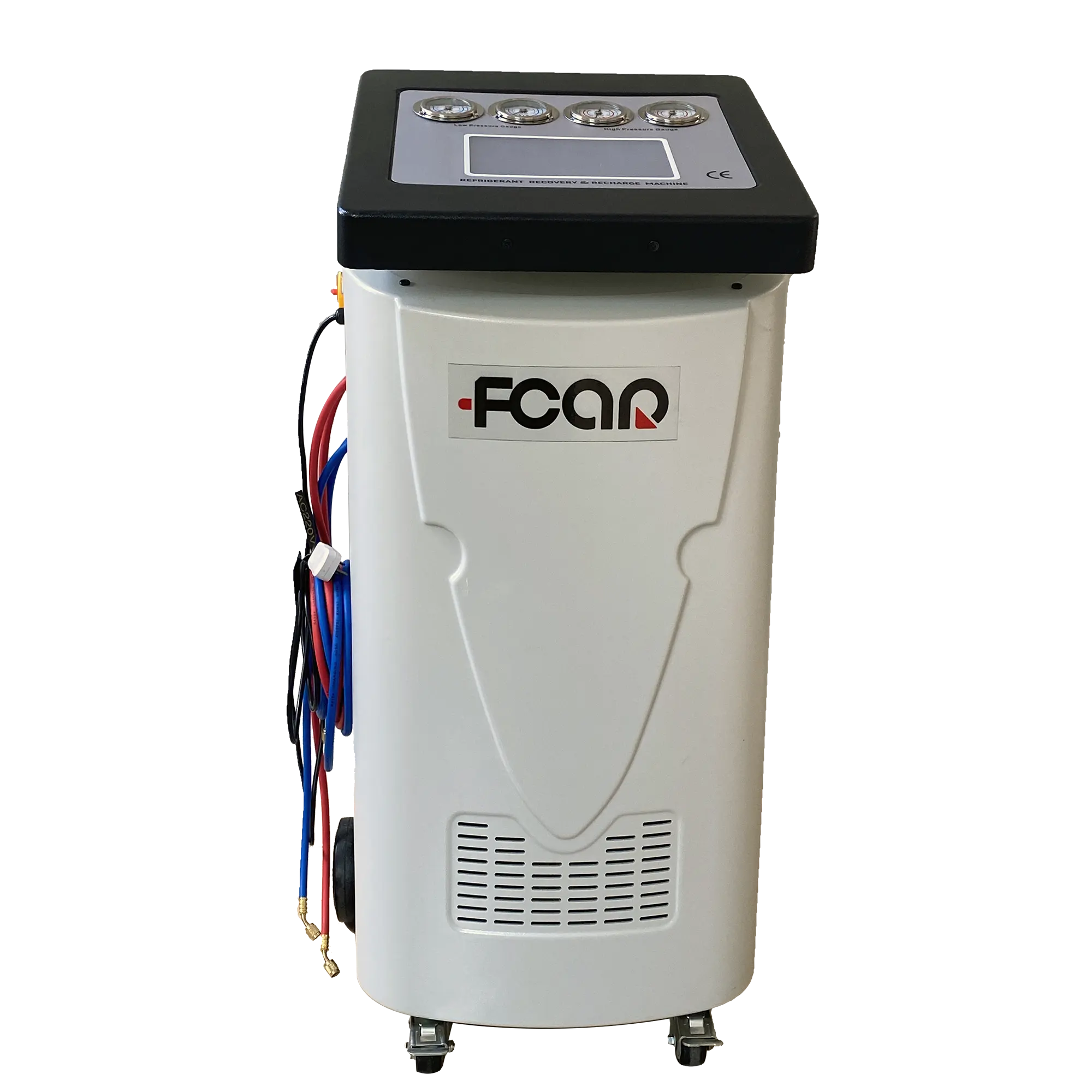 Auto AC servizio macchina FCAR AC-100 doppio sistema di R134 Rf1234 gas refrigerante reill macchina di recupero