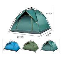 Tente Dôme Pop-Up, Tente de Voyage Rapide, Équipement de Camping en Plein Air, Accessoires de Camping, Tente de Camping Automatique