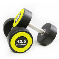 Haltères fixes, accessoires de fitness, équipement de salle de sport à domicile, haltères recouverts de caoutchouc, plaques de poids, haltères en PU