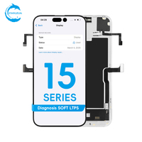 Pantalla Móvil STAROZON de Calidad Premium para iPhone 15 Plus Pro Max Sin Trasplante de IC, Pantalla OLED SOFT de Diagnóstico