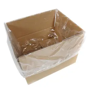 Customized Transparent Moisture Proof Hard Square Bag Pe Plastic Square Bottom Bags
