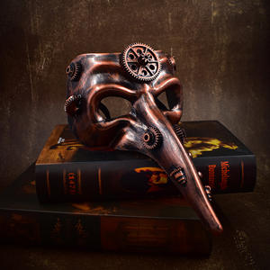 <span class=keywords><strong>Masque</strong></span> de <span class=keywords><strong>bec</strong></span> d'oiseau de tuyau créatif, <span class=keywords><strong>masque</strong></span> de décoration artisanale d'Halloween punkified de docteur de la peste - Product Image 5