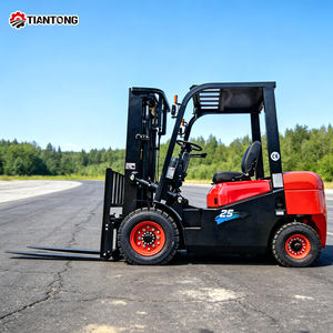 Бесплатная доставка! 3-тонный дизельный вилочный погрузчик с сиденьем оператора, 4 колеса, гарантия 1 год, сертификат CE, для использования на складе. - Product Image 2