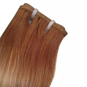 Extensiones de Cabello Humano Europeo 100% Remy de Dragonbeauty Factory, de 10 a 30 Pulgadas, Ligeras, Finas, con Trama Plana, Suaves y Sedosas - Product Image 3