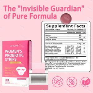 Bandes orales probiotiques pour femmes, fournies par l'usine, pour soulager les ballonnements et soutenir le système immunitaire - Product Image 4