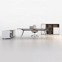 Mobilier de bureau design haut de gamme et léger bureau de direction moderne bureau de direction