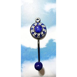 PARIJAT Handicraft Floral Metal Wall Hook Decorative Ceramic Hanging Holder for Coat <b>Keys</b> Bathroom Towel - Product Image 6