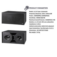 Système de sonorisation passif professionnel DBK à gamme complète avec enceintes line array métalliques et équipement audio pour églises