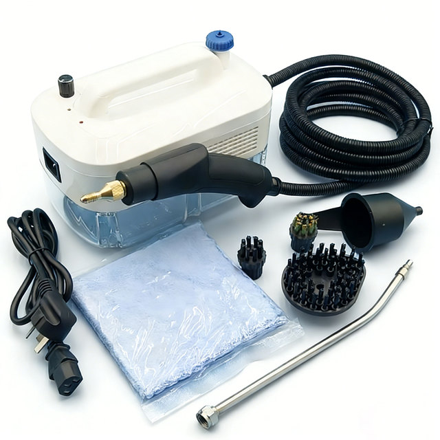 2026 Adjustable Pressurized Handheld Vapor Steam Cleaner for Household Cleaning Tools 1.25 Qt Tank Quick Heat-Up