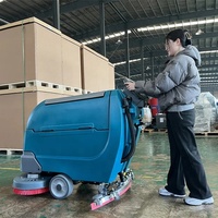 Épurateur de plancher de largeur de nettoyage de la machine 850mm de nettoyage électrique de batterie au plomb