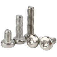 Vis de sécurité à tête cylindrique Torx en acier inoxydable 304, boulons antivol M3 M4 M5 M6