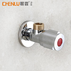 Robinet d'arrêt en laiton forgé rouge Morning Dew, filetage mâle, un entrée, une sortie, diamètre intérieur standard - Product Image 2