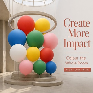 Ballons de Pâques multicolores de 10 pouces à gonfler à l'air, idéaux pour les fêtes – <span class=keywords><strong>D</strong></span>écoration suspendue très prisée pour événements festifs - Product Image 2