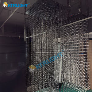 P41 3M <span class=keywords><strong>DMX</strong></span> управление 3D светодиодный матричный свет светодиодный объемный экран вспышка эффекты для сценического Света 3D матричный свет - Product Image 2