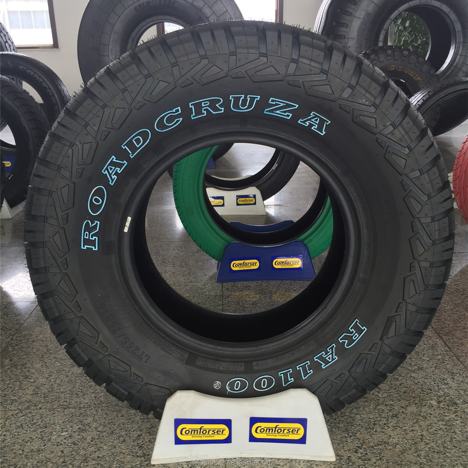 ROADCRUZA COMFORSER AT TIRE 205/65R15 94H RA1100 3PMSFマーキング 