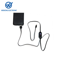 Interrupteur de chauffage intelligent USB-A 5V avec affichage numérique, régulation à 3 niveaux, minuterie et contrôle de la température