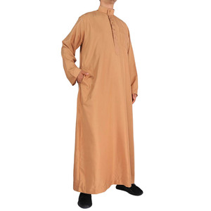 <span class=keywords><strong>2022</strong></span> moda <span class=keywords><strong>Qatar</strong></span> Thobe hombres Dubai Kaftan hombres túnicas de manga larga hombres Abaya ropa musulmana - Product Image 5