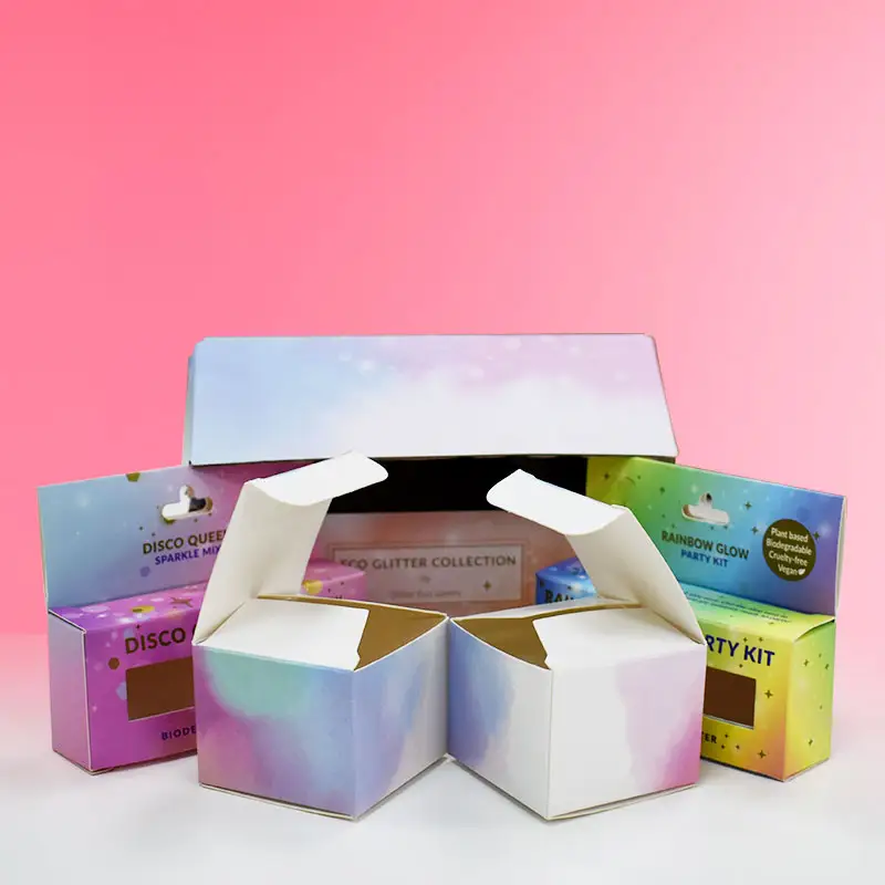Caixas de embalagem para produtos de cuidados com a pele com logotipo personalizado, conjunto de caixas de óleo essencial, embalagens de papel soltas para cosméticos