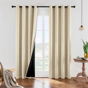 XinLan classique <span class=keywords><strong>thermique</strong></span> chambre salon Style nordique bleu foncé <span class=keywords><strong>isolation</strong></span> <span class=keywords><strong>phonique</strong></span> <span class=keywords><strong>rideau</strong></span> occultant - Product Image 5