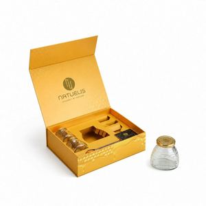 Caja de Embalaje Magnética Personalizada de Cartón Calmshell con Apertura Lateral para Tarros de <span class=keywords><strong>Miel</strong></span>, Caja de Lujo para Envase de <span class=keywords><strong>Miel</strong></span> - Product Image 2