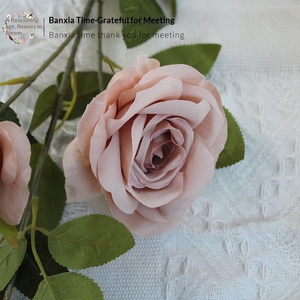 Ramo de Rosas de Seda de Ramas Largas, Estilo Europeo Retro, Decoración Floral Hecha a Mano para el Día de San Valentín, Hogar, Hotel, Restaurante - Product Image 4