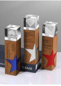 بيع بالجملة طباعة الكريستال والكأس الخشبي مخصص 3d الليزر تغليف الكأس الرخام الكريستال الزجاج الجوائز للهدايا الأعمال - Product Image 6