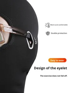 Balaclava d'hiver unisexe, <span class=keywords><strong>masque</strong></span> de <span class=keywords><strong>ski</strong></span> respirant, coupe-vent, imperméable, thermique, <span class=keywords><strong>cache</strong></span>-<span class=keywords><strong>cou</strong></span> pour le cyclisme, les sports, la moto - Product Image 4