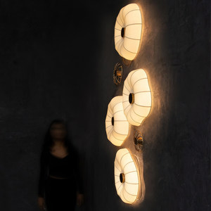 Lampes murales de style créatif, Source de lumière à économie d'énergie E27, pour la maison, le salon, la chambre à coucher, l'hôtel, la salle de thé - Product Image 2
