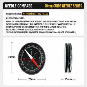 15mm Magnetic <strong>Compass</strong> for Camping and Hiking, Precise Mini Accessory, <strong>Compass</strong> Manufacturer, in Stock - Product Image 6