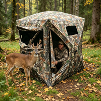 Abri de chasse en maille transparente de haute qualité pour la photographie, abri au sol en tissu silencieux avec sac de rangement pour le camping en forêt