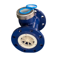 Woltmann Water Meter DN125 125mm Cast Iron Flange Industrial Water Flow Meter for Commercial Use