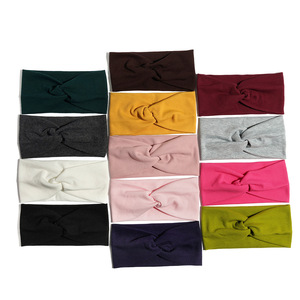 9007 Sasaacc Đa Năng Của Phụ Nữ Chéo Hình Dạng Đàn Hồi Tóc Ban Nhạc Thời Trang Vải Cotton Tùy Chỉnh Trong Màu Sắc Cho Chạy - Product Image 2